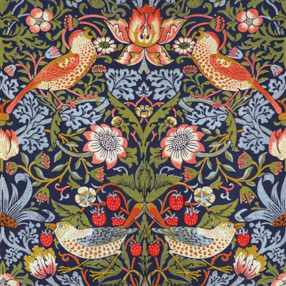 V&A William Morris Strawberry Thief 8 Square Notecards Wallet - Bee's Emporium