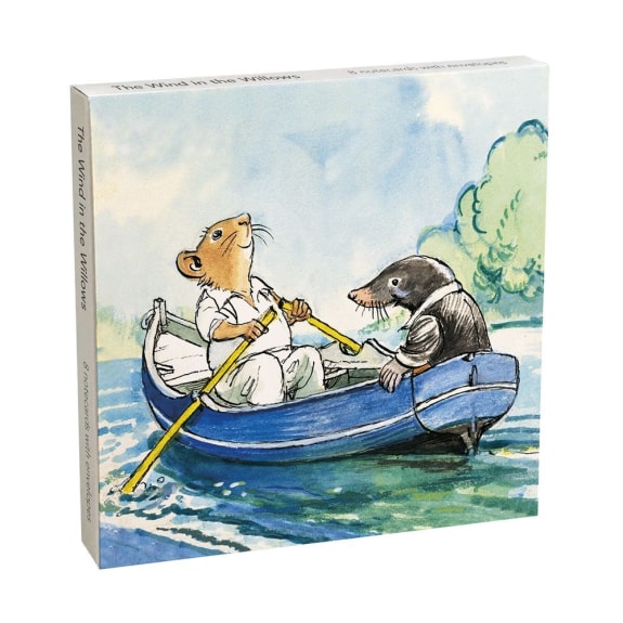 The Wind in the Willows 8 Square Notecards Wallet - Bee's Emporium