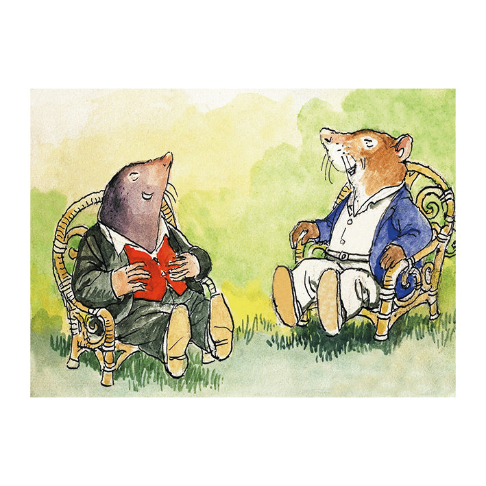 The Wind in the Willows 8 Square Notecards Wallet - Bee's Emporium