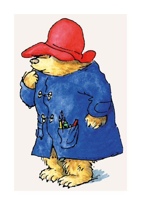 Paddington Bear 20 Mini Notecard Cube - Bee's Emporium