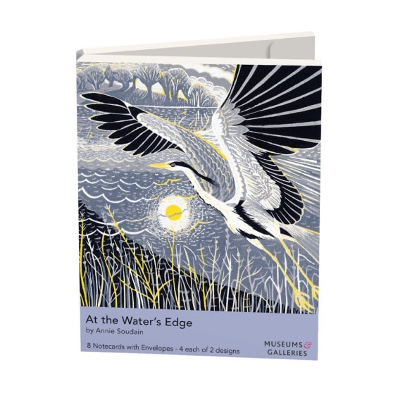 Annie Soudain At the Water's Edge Rectangle 8 Notecards Wallet - Bee's Emporium