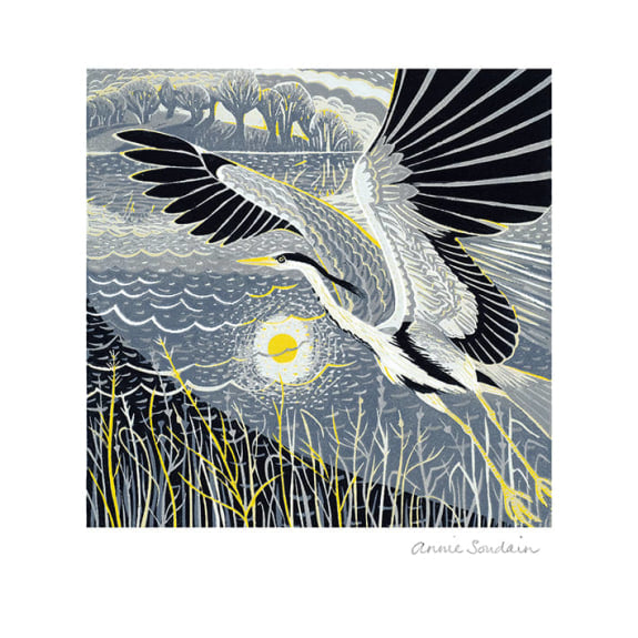 Annie Soudain At the Water's Edge Rectangle 8 Notecards Wallet - Bee's Emporium