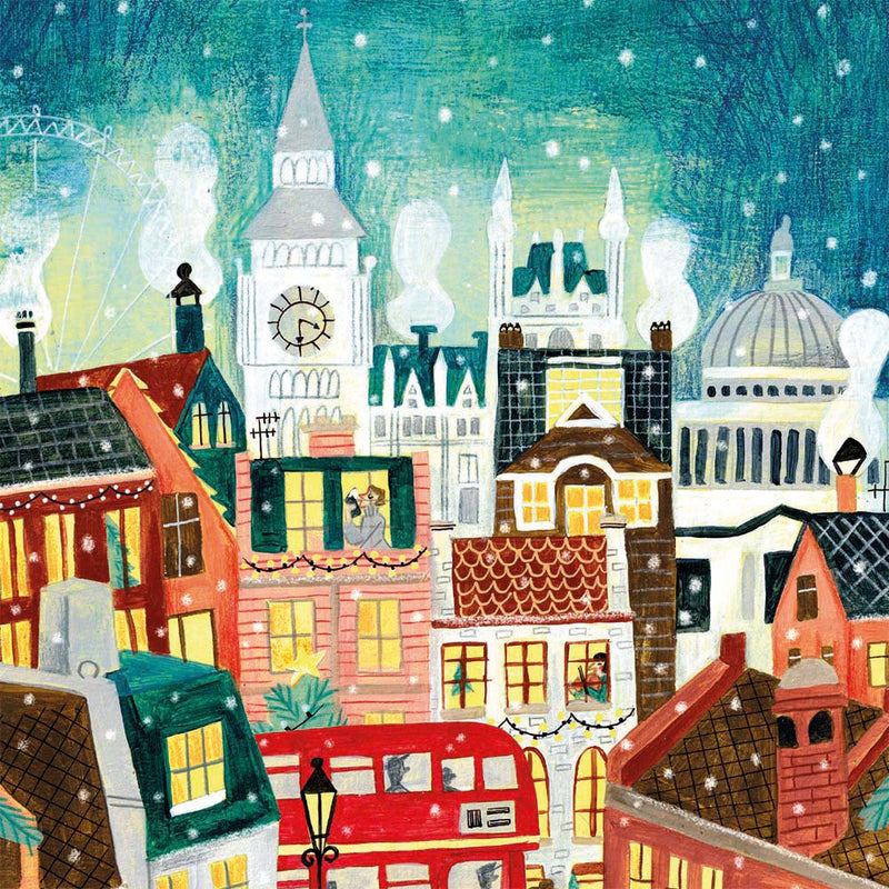 London Snow by Caroline Bonne Muller Pack of 8 Charity Christmas Cards