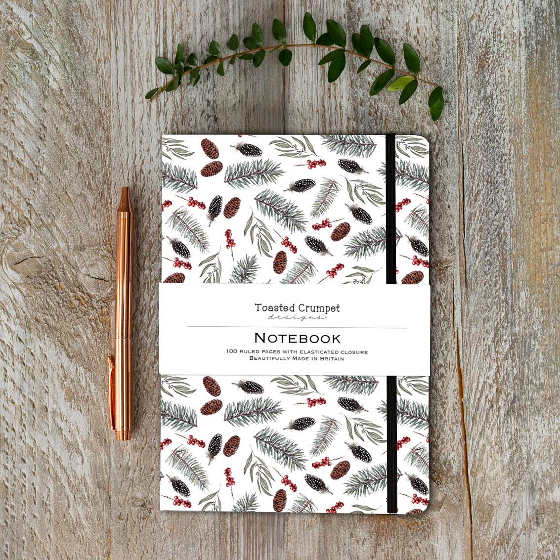 Winter Days A5 Notebook - Bee's Emporium