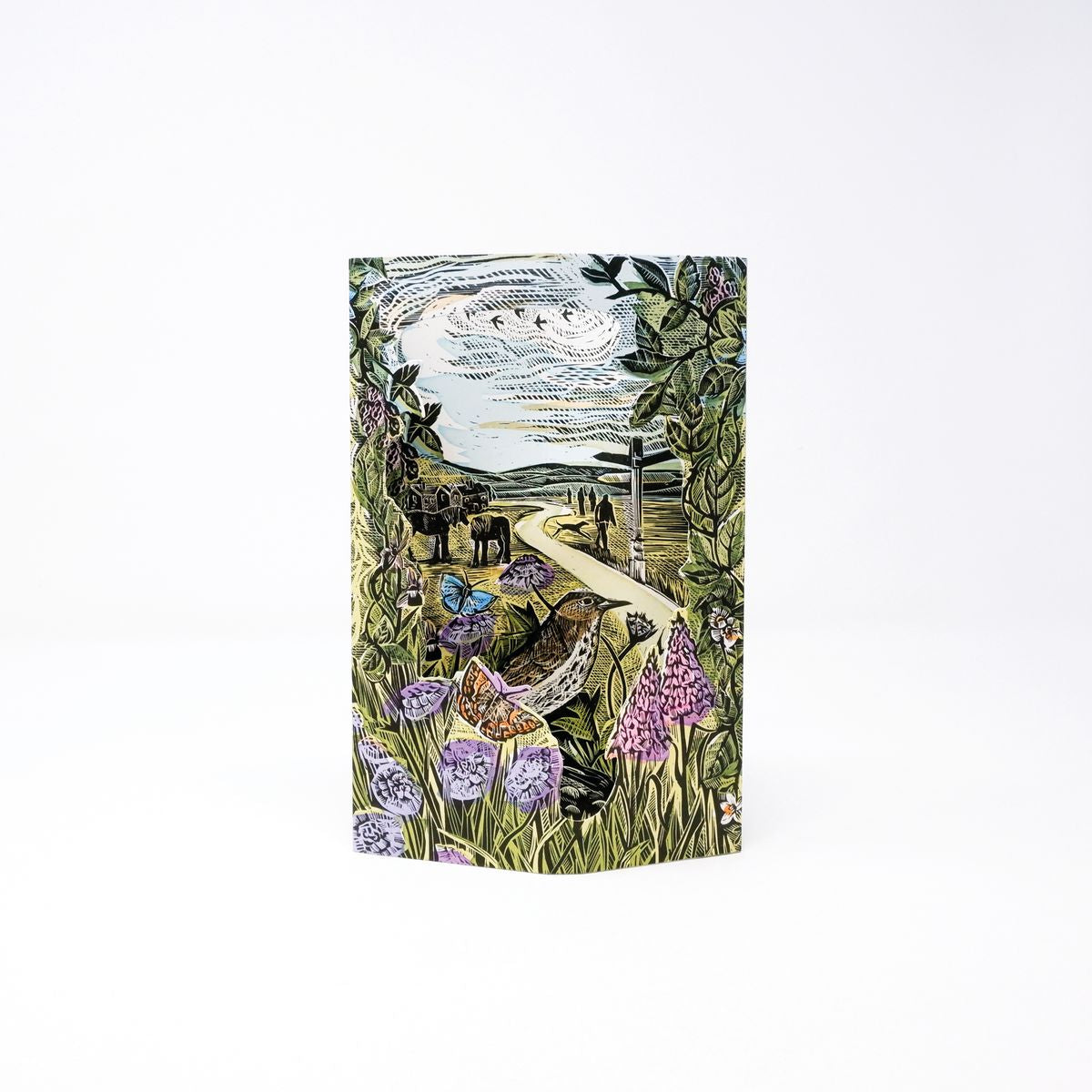 The Common by Angela Harding 3D Diorama Greeting Card with Envelope