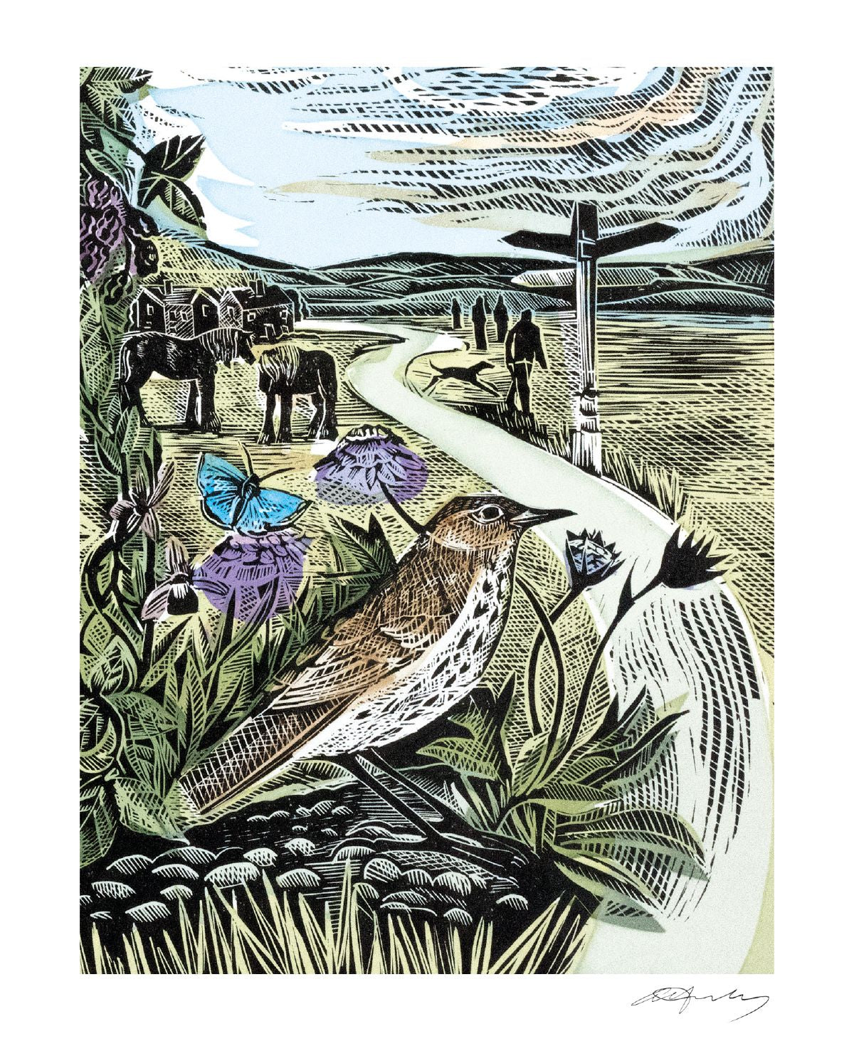 Angela Harding The Common Blank Greeting Card with Envelope - Bee's Emporium