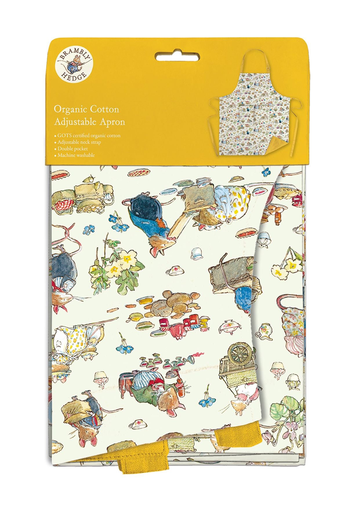 Brambly Hedge Organic Cotton Adjustable Apron - Bee's Emporium