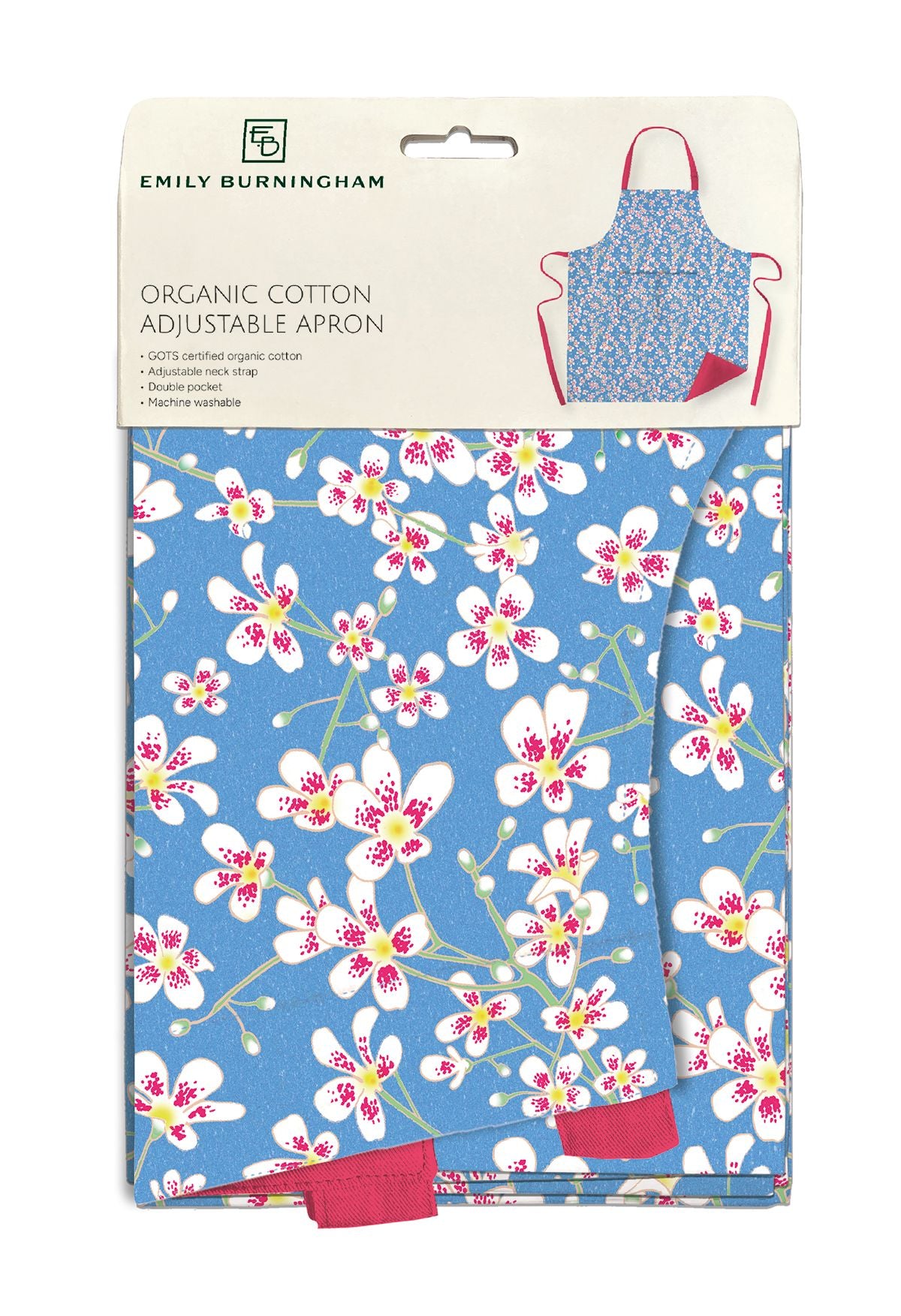 Emily Burningham Saxifrage Organic Cotton Adjustable Apron