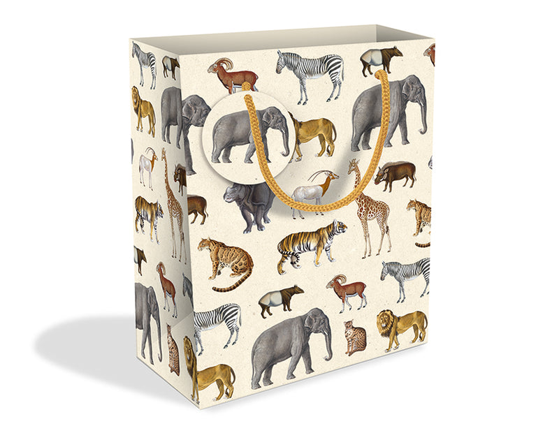 Natural History Museum Safari Medium Gift Bag with Tag