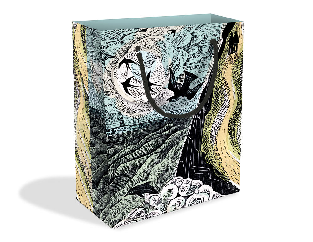 Angela Harding Cornish Path Medium Gift Bag with Tag - Bee's Emporium