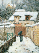 Snow at Louveciennes by Alfred Sisley Pack of 8 Charity Christmas Cards