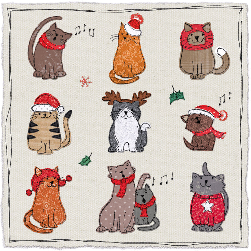 We Wish you a Meowy Christmas! by Mikki Butterley Pack of 8 Charity Christmas Cards