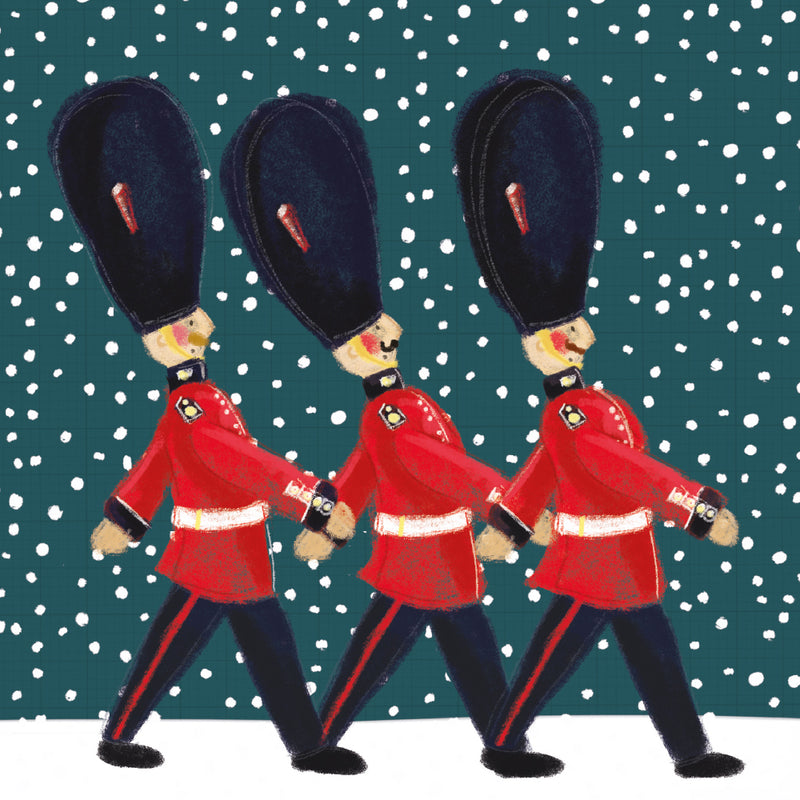 Marching in the Snow by Clare Wilson Pack of 8 Charity Christmas Cards