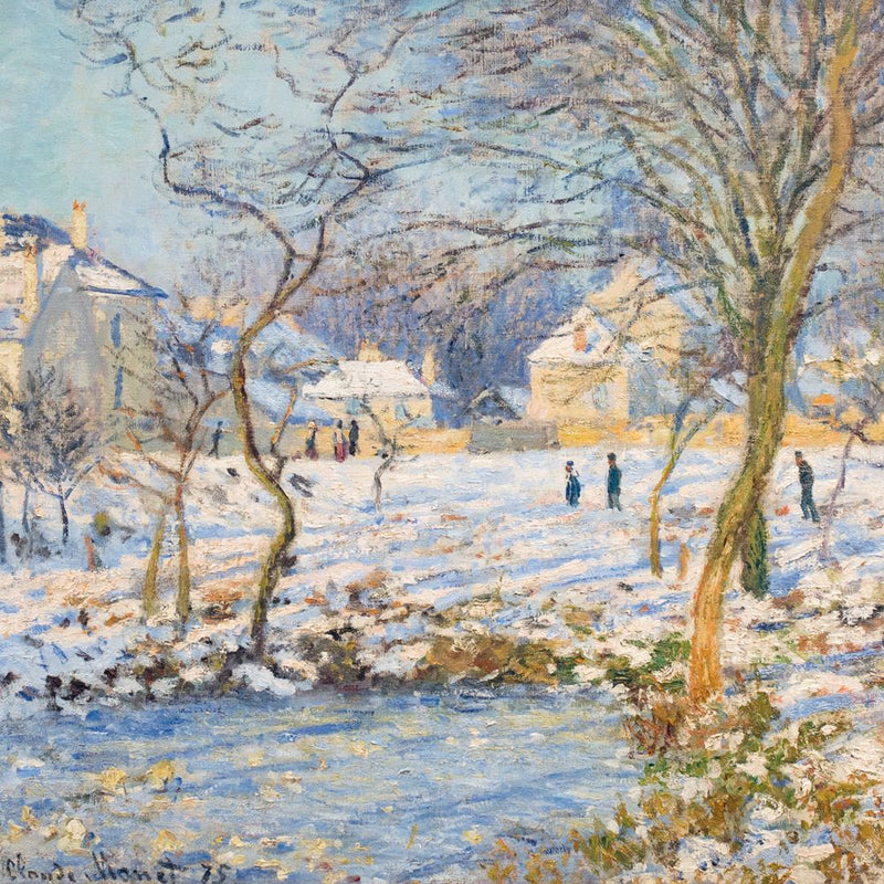 The Pond in the Snow by Claude Monet Pack of 8 Charity Christmas Cards