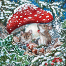 Sheltering from the Snow by Lucy Grossmith Pack of 8 Charity Christmas Cards