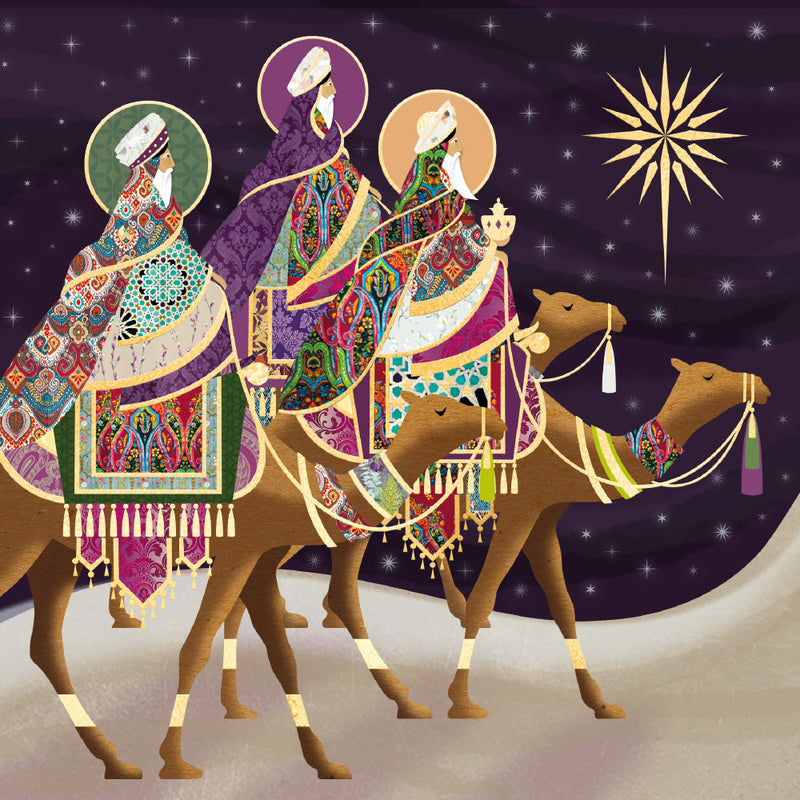 The Three Kings by Paula Doherty Pack of 5 Charity Christmas Cards