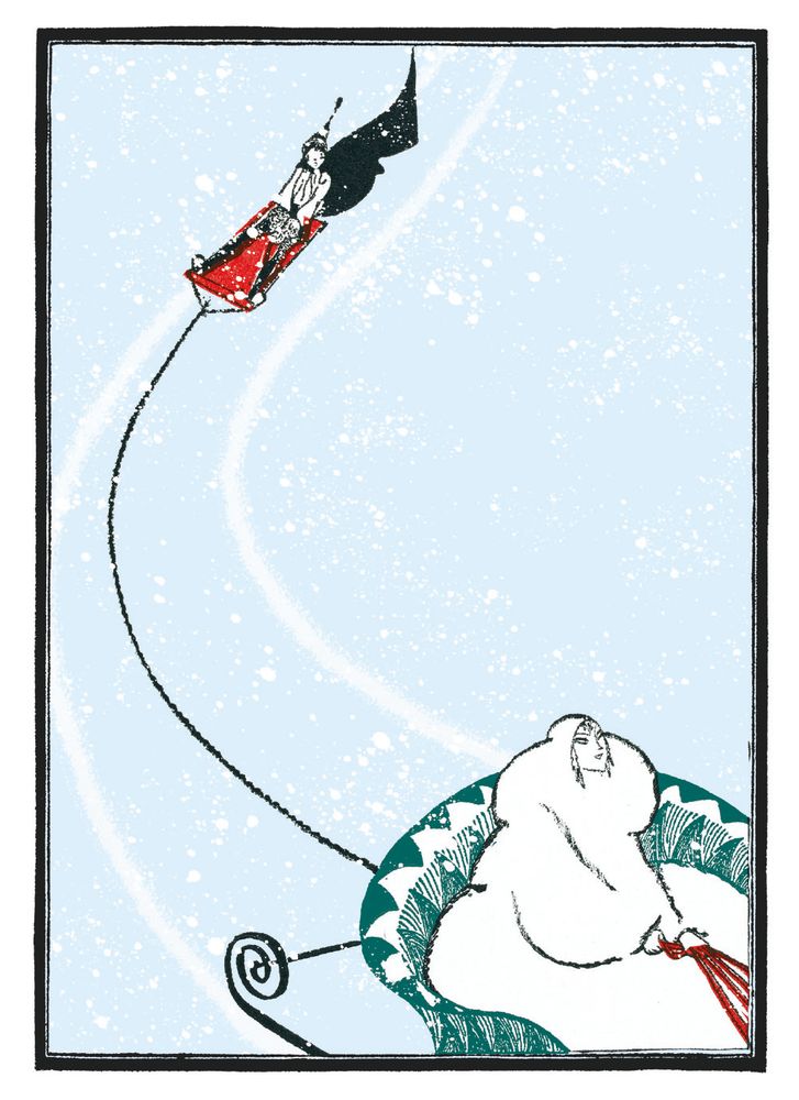 The British Library - Snow Queen by Elizabeth Ellender Pack of 8 Christmas Cards