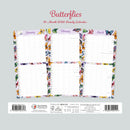 Butterflies Illustrated Family Organiser - 2026 Square Wall Calendar