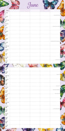 Butterflies Illustrated Family Organiser - 2026 Square Wall Calendar