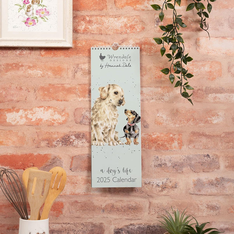 Wrendale Designs - A Dog's Life 2025 Slim Calendar