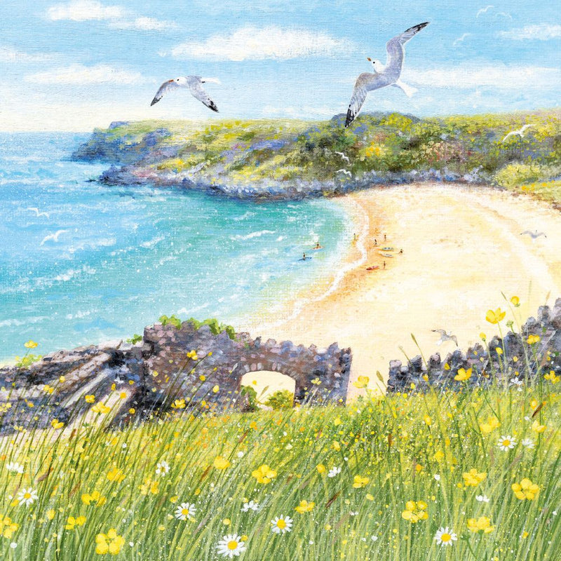 Coast and Country - Secret Cove Blank Greeting Card with Envelope