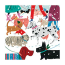 Snowy Paws by Louise Cunningham Pack of 8 Christmas Cards