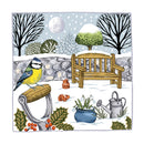 Winter Blue Tit by Deva Evans Pack of 8 Christmas Cards