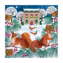 Snowy Squirrels by Bex Parkin Pack of 8 Christmas Cards