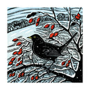 Blackbird & Berries by Denise Coble Pack of 8 Christmas Cards