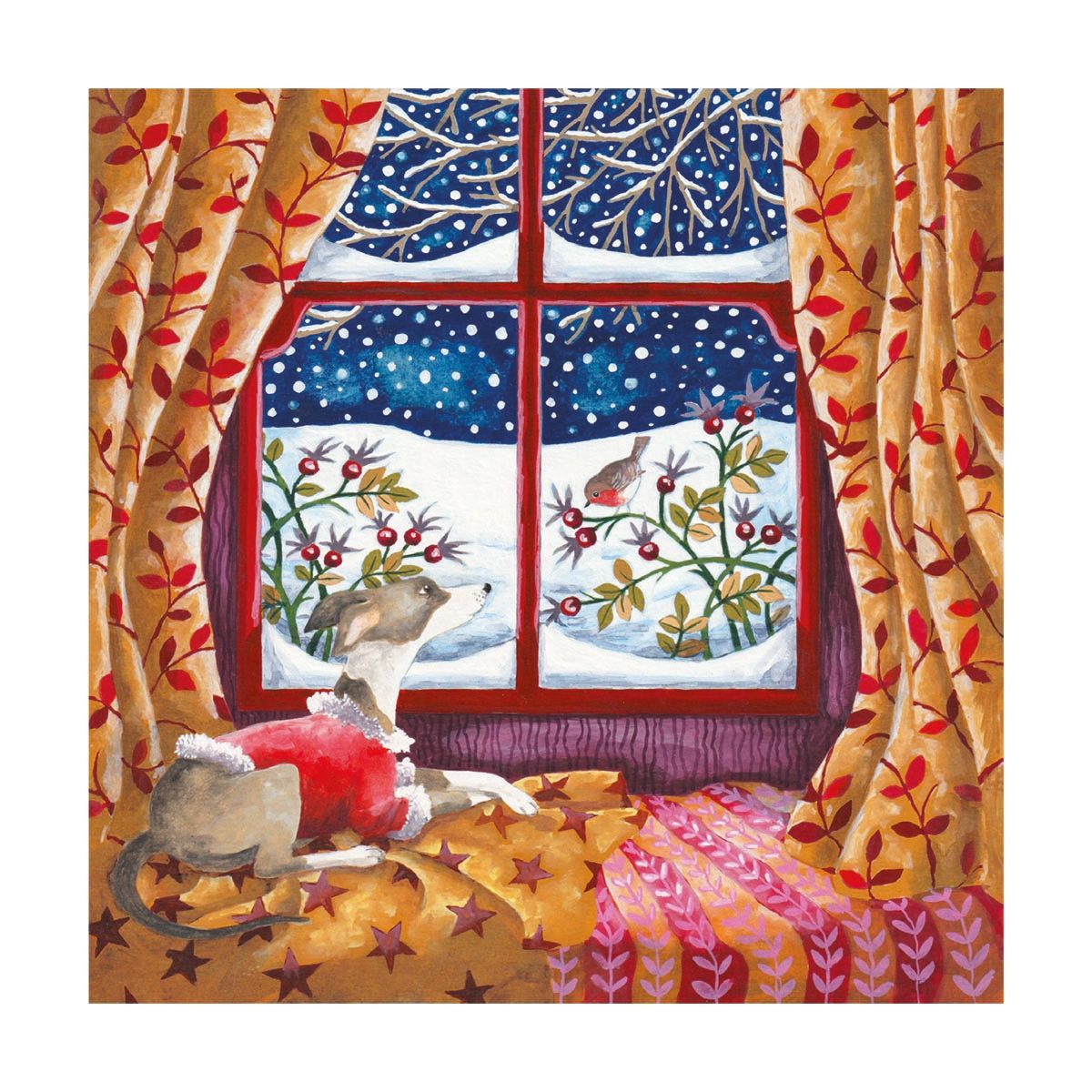 Favourite Window Seat by Annabel Spencerley Pack of 8 Christmas Cards