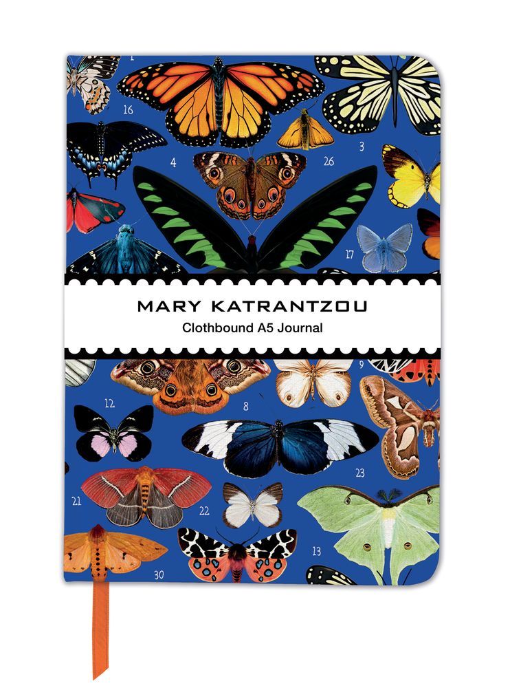 Mary Katrantzou Butterflies A5 Clothbound Journal