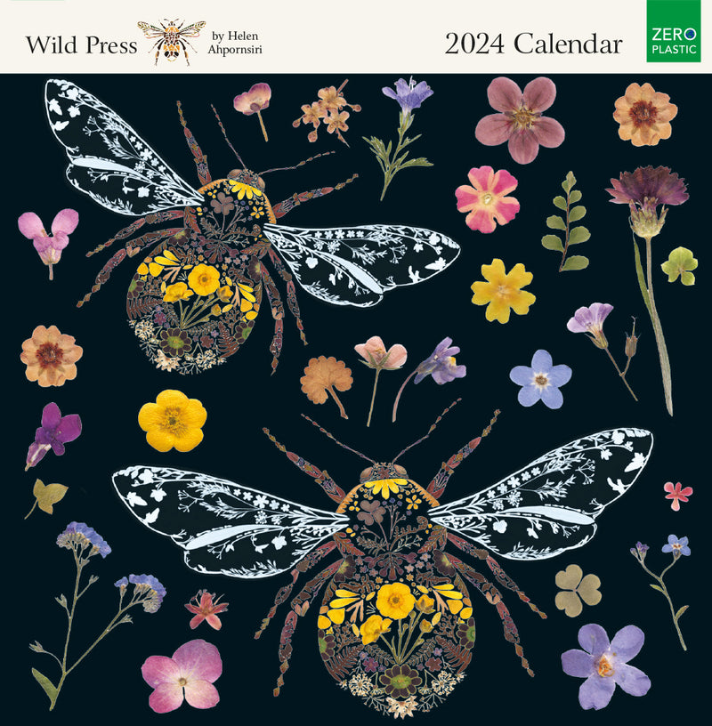 Wild Press by Helen Ahpornsiri 2024 Wall Calendar