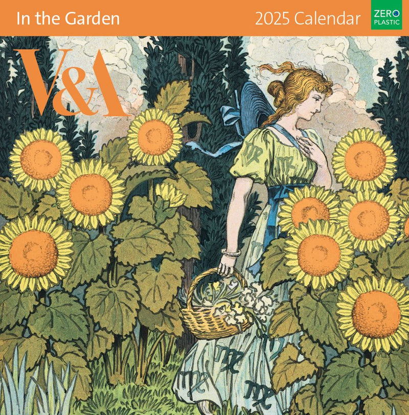 V&A In the Garden 2025 Square Wall Calendar