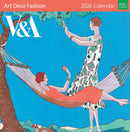 V&A Art Deco Fashion 2026 Square Wall Calendar