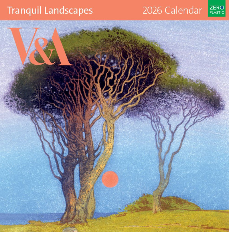 V&A Tranquil Landscapes 2026 Square Wall Calendar