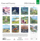 Coast and Country by Lucy Grossmith 2026 Square Wall Calendar
