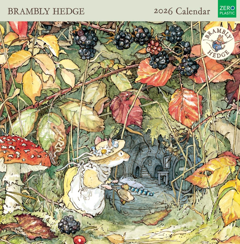 Brambly Hedge by Jill Barklem 2026 Square Wall Calendar