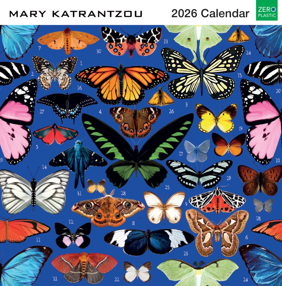 Mary Katrantzou 2026 Square Wall Calendar - Bee's Emporium