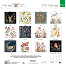 Wild Press by Helen Ahpornsiri 2026 Square Wall Calendar
