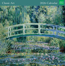 Classic Art 2026 Square Wall Calendar