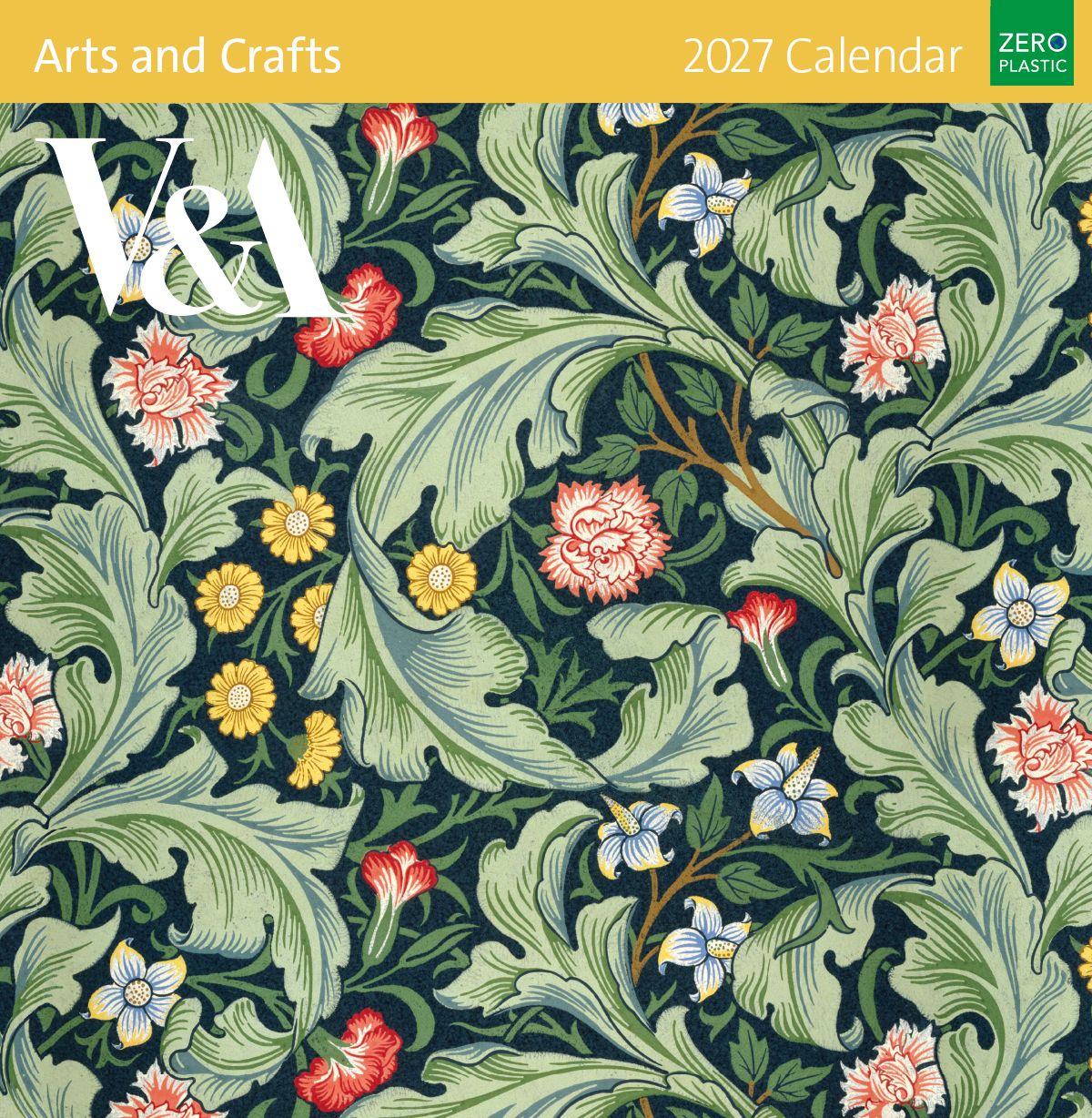 V&A Arts and Crafts 2027 Square Wall Calendar