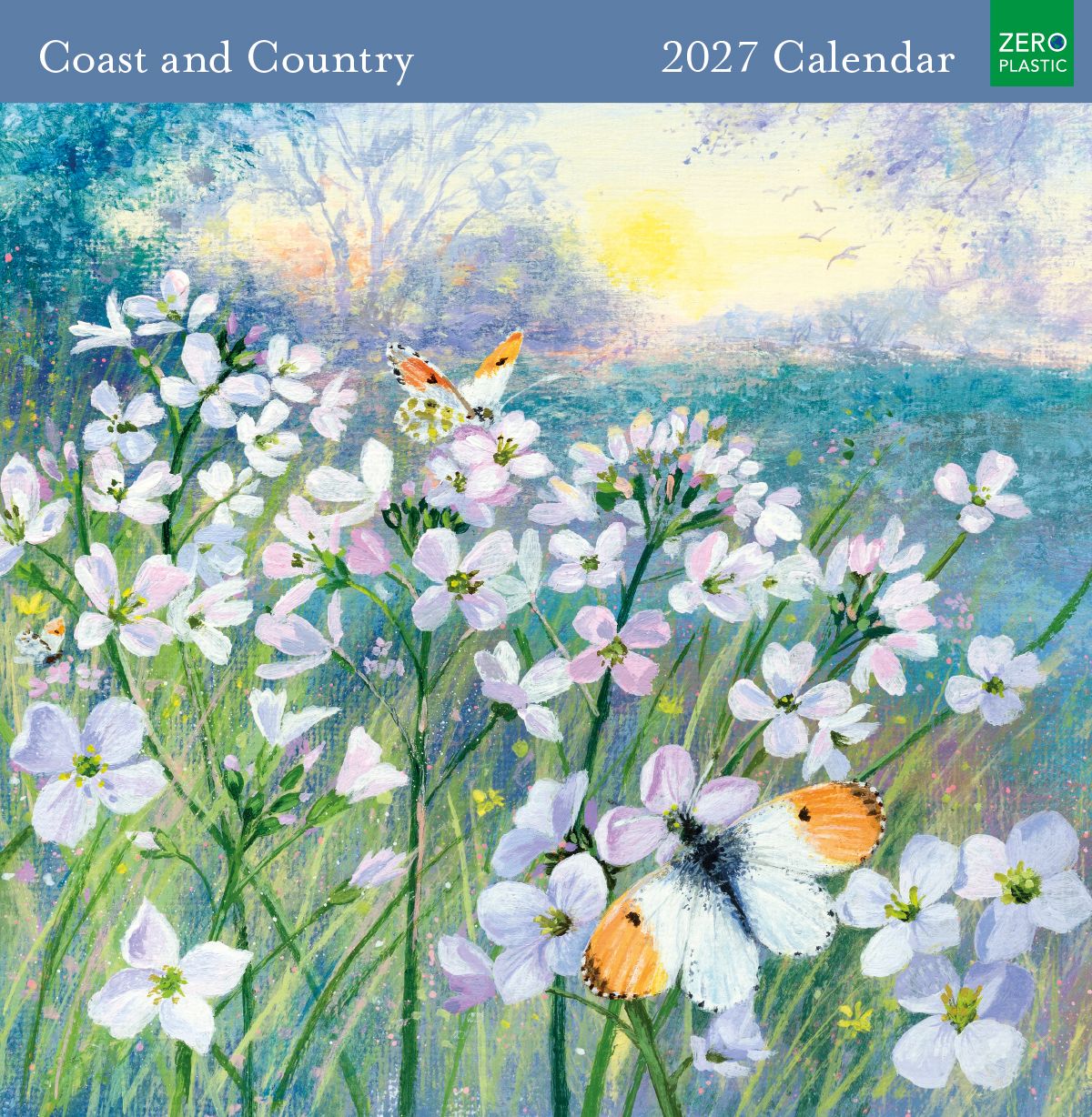 Coast and Country by Lucy Grossmith 2027 Square Wall Calendar