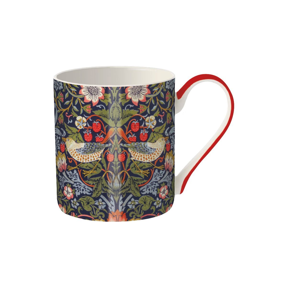 V&A William Morris Strawberry Thief Fine Bone China Mug - Bee's Emporium