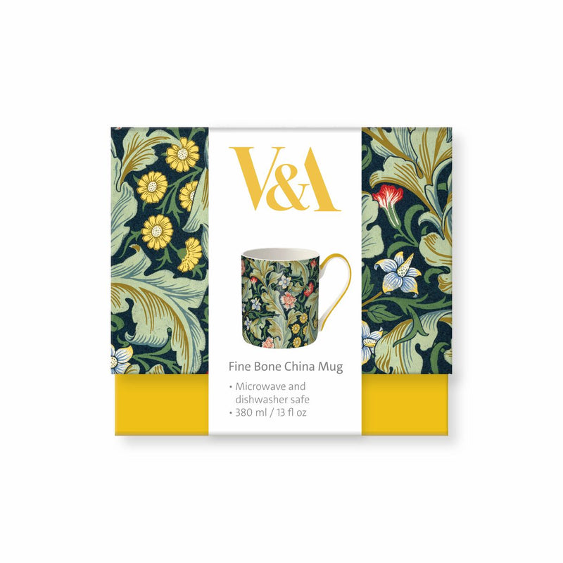 V&A Leicester Wallpaper Fine Bone China Mug