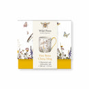 Wild Press by Helen Ahpornsiri Wildflower Hare Fine Bone China Mug - Bee's Emporium