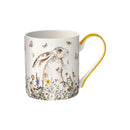 Wild Press by Helen Ahpornsiri Wildflower Hare Fine Bone China Mug - Bee's Emporium