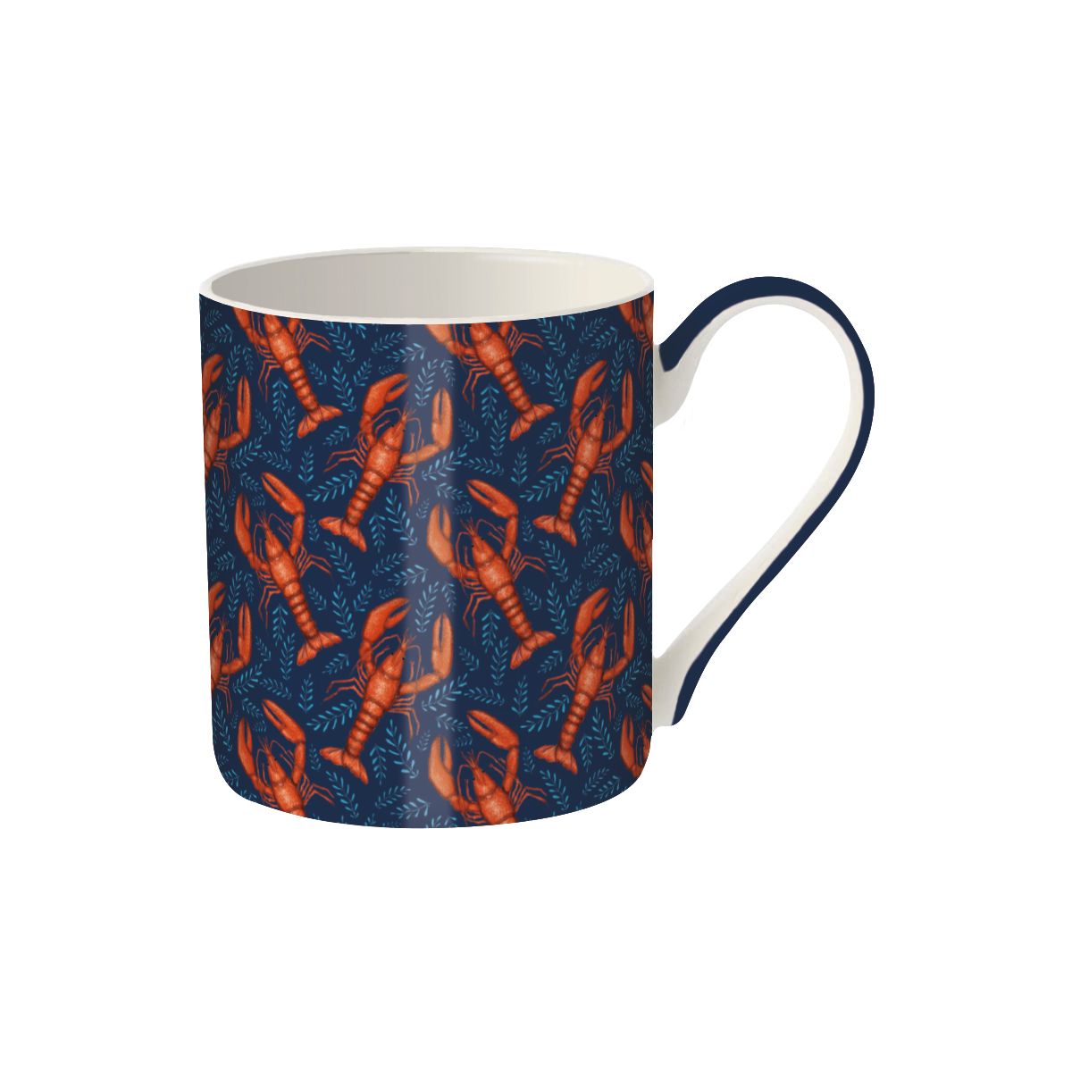 Catherine Rowe Lobsters Fine Bone China Mug - Bee's Emporium
