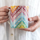 Mary Katrantzou Rainbow Chevrons Fine Bone China Mug - Bee's Emporium