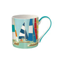 Emily Burningham Yacht Racing Fine Bone China Mug