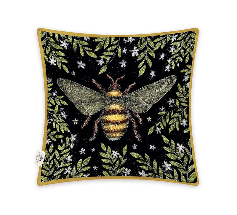 Catherine Rowe Honey Bee Organic Cotton Cushion